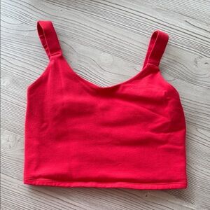 ALO Yoga Red Crop Top